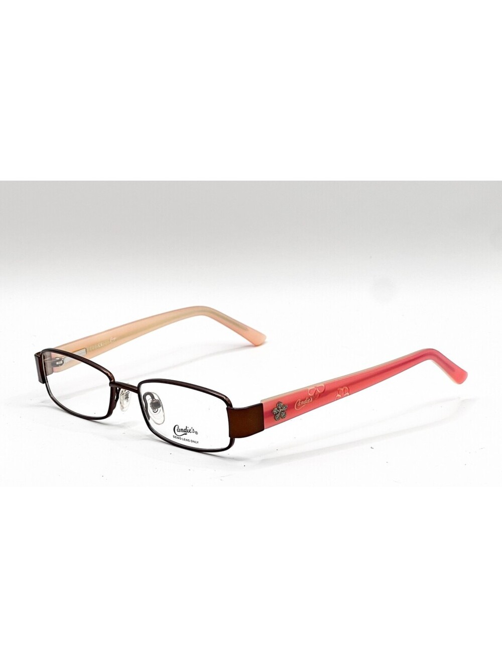 Candie's C Bonnie Brn Brown Rectangle Authentic Eyeglass Frames 44-15